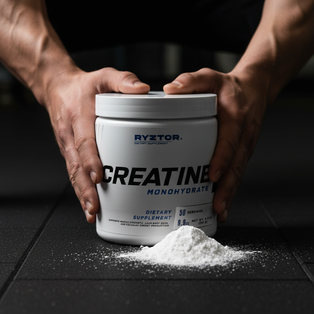 RYZTOR Creatine Monohydrate – Lifestyle Product Shot
