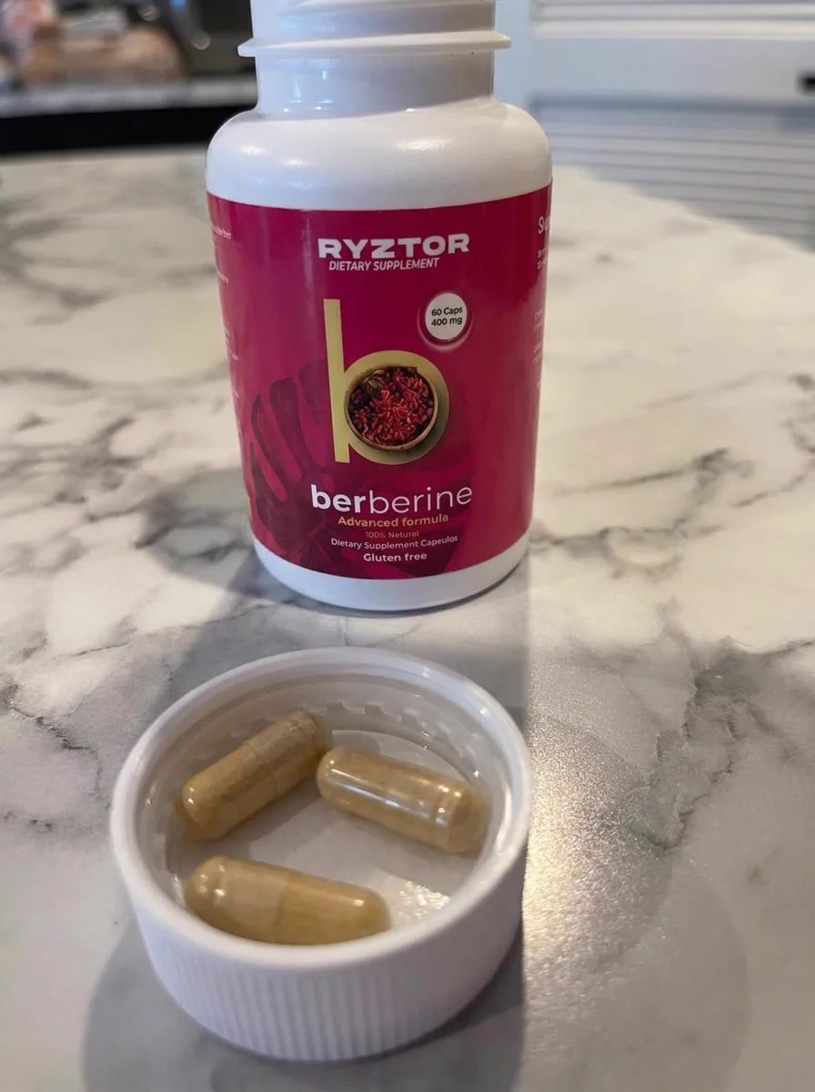 RYZTOR Berberine bottle and capsules